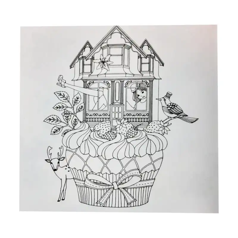 دفتر رنگ آمیزی مدل Fantasy Secret مجموعه 2 عددی