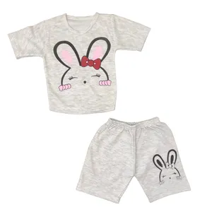ست تی شرت و شلوارک بچگانه مدل خرگوشی