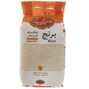 نقد و بررسی برنج شکسته طارم معطر گلستان مقدار 4.5 کیلوگرم توسط خریداران