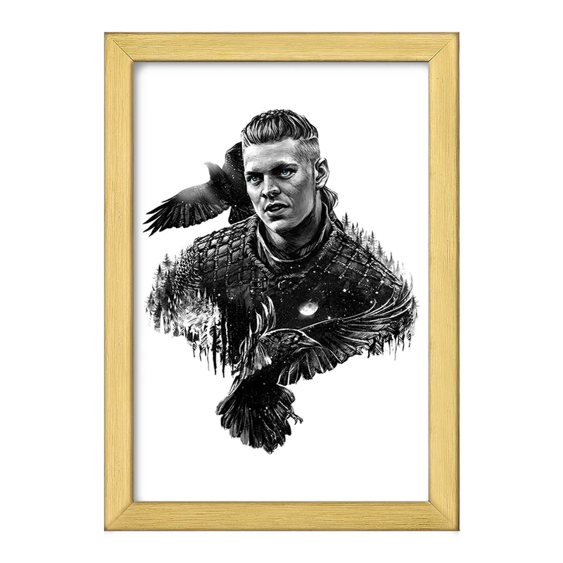 تابلو خندالو طرح آیوار سریال وایکینگ ها Vikings کد 29124