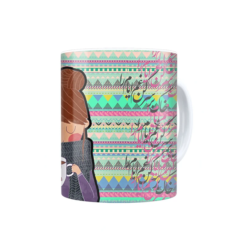 ماگ ترمه طراحان ایده مدل خاک بر سر کن غم ایام را کد trm049