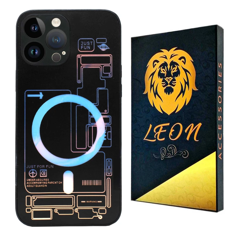 کاور لئون مدل Holog مناسب برای گوشی موبایل اپل iPhone 15 Pro Max