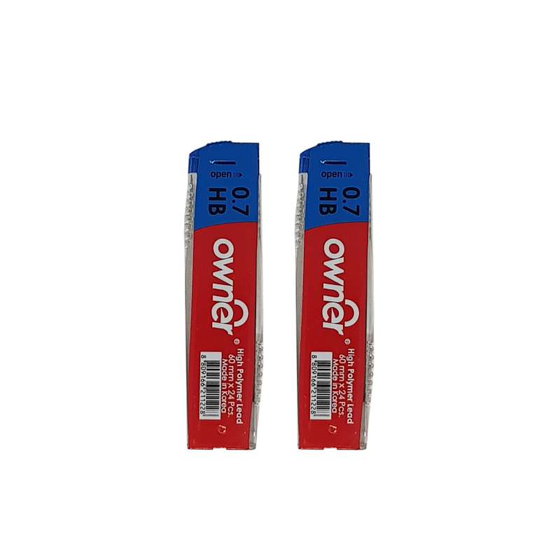 نوک مداد نوکی 0.7 میلی متری اونر مدل High Polymer بسته 2 عددی