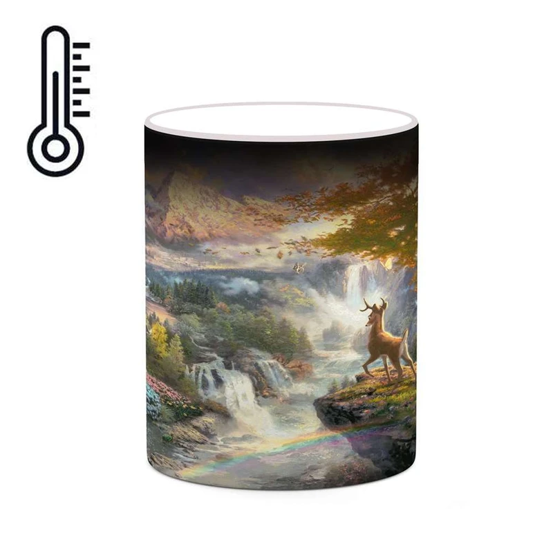 ماگ حرارتی کاکتی مدل کارتون Bambi کد mgh22213