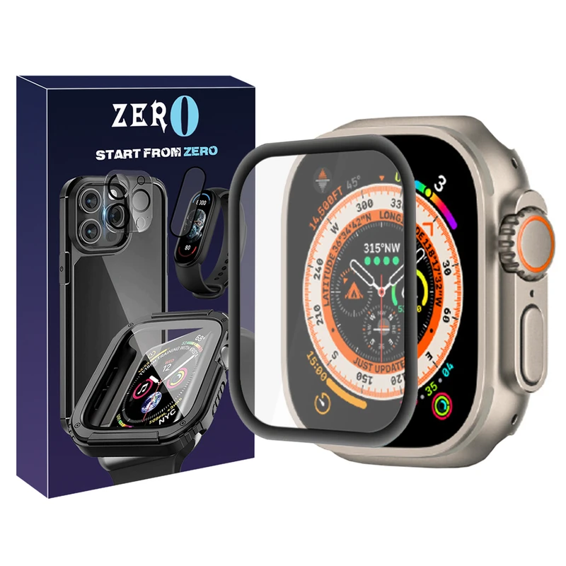 محافظ صفحه نمایش زیرو مدل Film Protector ZR مناسب برای اپل واچ Ultra 2 سایز 49 میلی متری