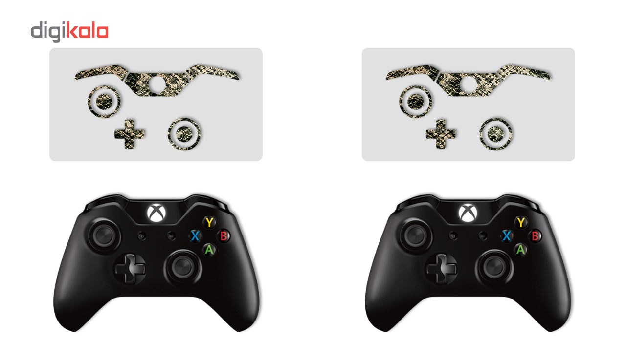 برچسب تزئینی ماهوت مدلJungle-python Texture مناسب برای  کنسول بازی Xbox One