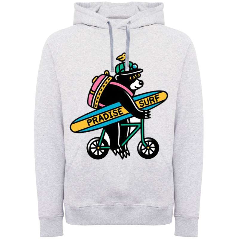 هودی مردانه مدل خرس ودوچرخه کد A219