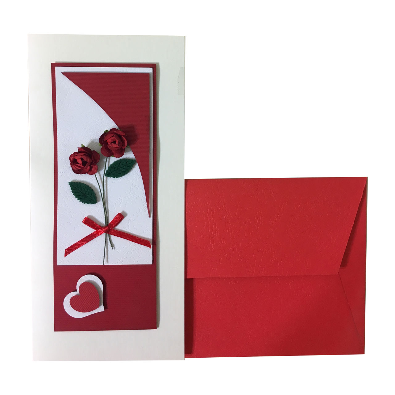 کارت پستال دست ساز مدل Rose Flower
