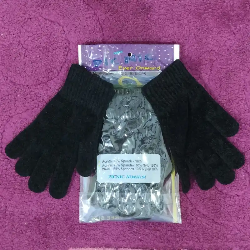 دستکش بافتنی زنانه مدل پیک نیک