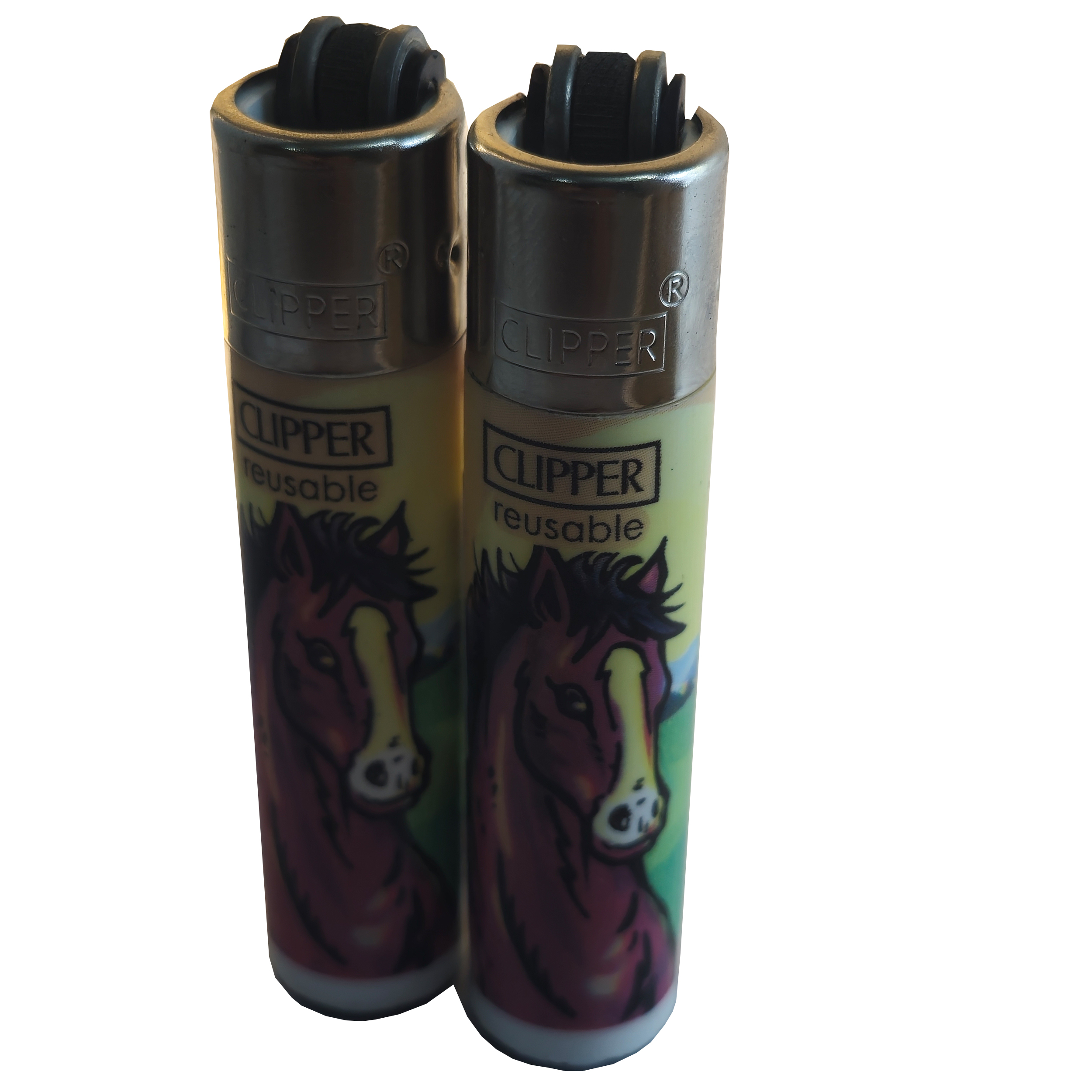 فندک کلیپر مدل اسب بسته 2 عددی