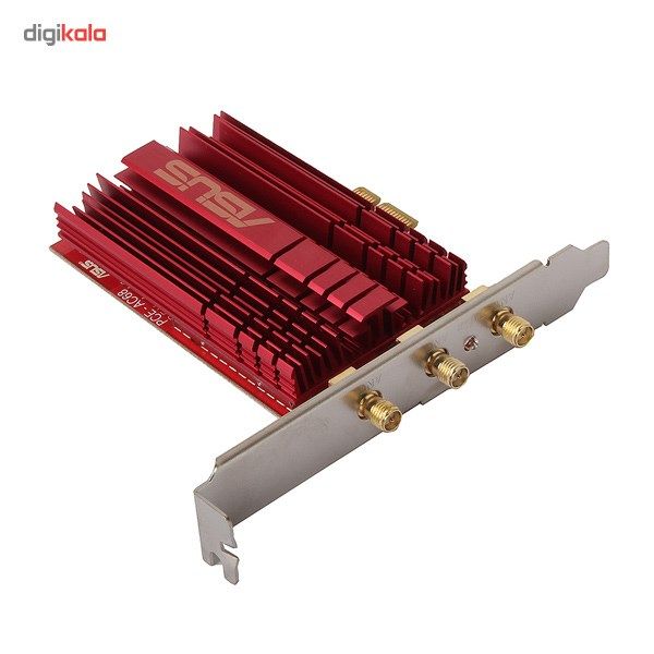 کارت شبکه بیسیم، دو بانده و PCI Express ایسوس مدل PCE-AC68 main 1 1