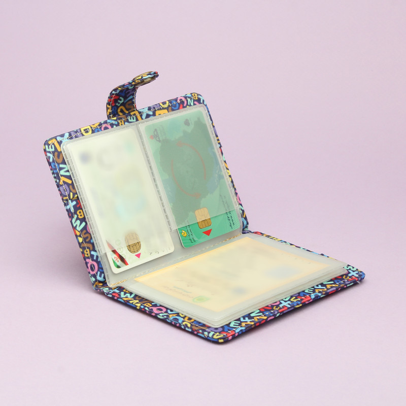 کیف مدارک زنانه مدل Alphabet