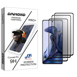 JF Diamond Glass Ceramics Screen Protector For Xiaomi 11T 5G 21081111RG Pack Of 3