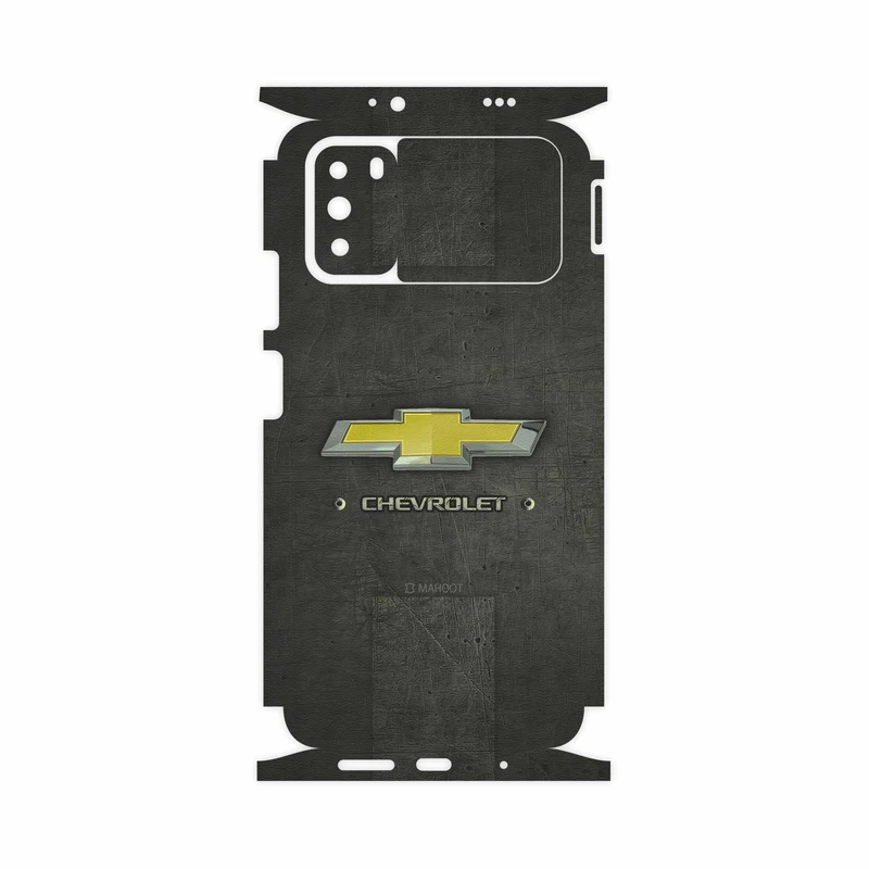 برچسب پوششی ماهوت مدل CHEVROLET-Logo-FullSkin مناسب برای گوشی موبایل شیائومی Poco M3