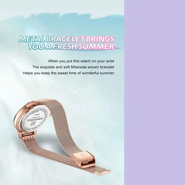 ساعت مچی عقربه ای زنانه نیوی فورس مدل 5027WH