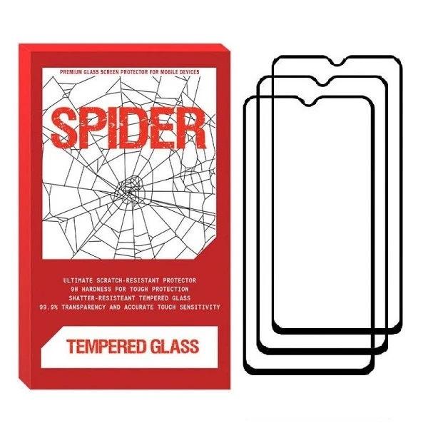 محافظ صفحه نمایش اسپایدر مدل FUL مناسب برای گوشی موبایل سامسونگ Galaxy A71 بسته 3 عددی