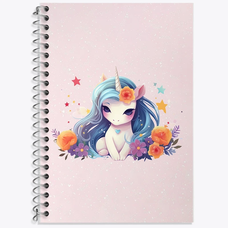 دفتر لغت 50 برگ خندالو طرح اسب تک شاخ کد F2563