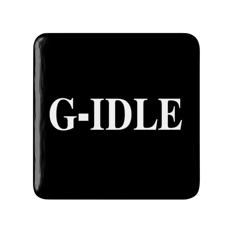 مگنت خندالو طرح گروه جی آیدل GIdle  مدل مربعی کد 19578