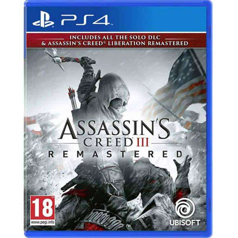 بازی Assassins Creed III Remastered نسخه استاندارد مخصوص PS4 بازی Assassin's Creed III Remastered نسخه استاندارد مخصوص PS4