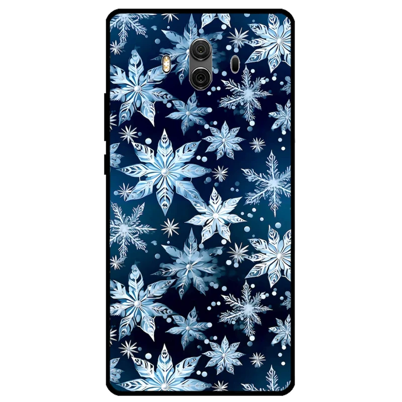 کاور مگافون طرح برف مدل 2824 مناسب برای گوشی موبایل هوآوی Mate 10 
