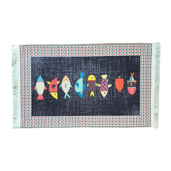 پادری مدل فرشینه ابریشمی کد 008 سایز 80x50x1 سانتی‌متر مناسب برای فضای داخلی