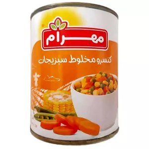 کنسرو مخلوط سبزیجات مهرام - 400 گرم