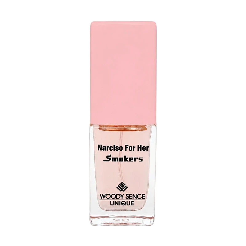 عطر جیبی زنانه وودی سنس مدل Narciso For Her Smokers با رایحه شیرین و گلی حجم 15 میلی‌لیتر