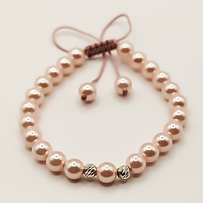 دستبند نقره مدل نارگل