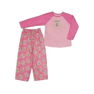 ست تی شرت آستین بلند و شلوار دخترانه کارترز مدل مخمل طرح monkey