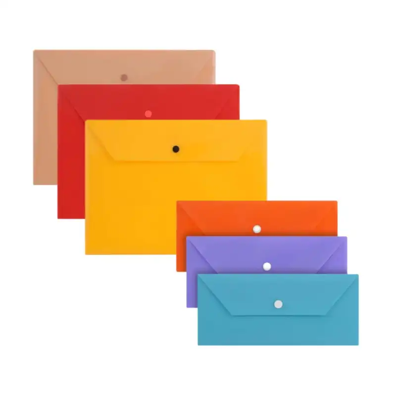 پوشه دکمه دار پاپکو مدل 104&105 بسته 6 عددی