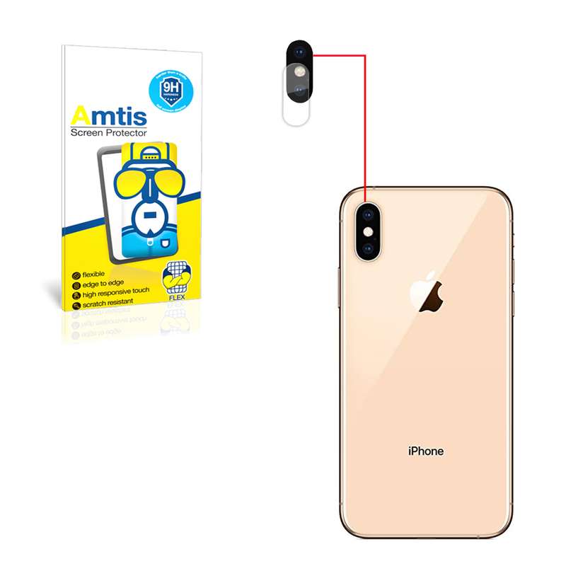 محافظ لنز دوربین امتیس مدل xsmax مناسب برای گوشی موبایل اپل IPHONE XS MAX