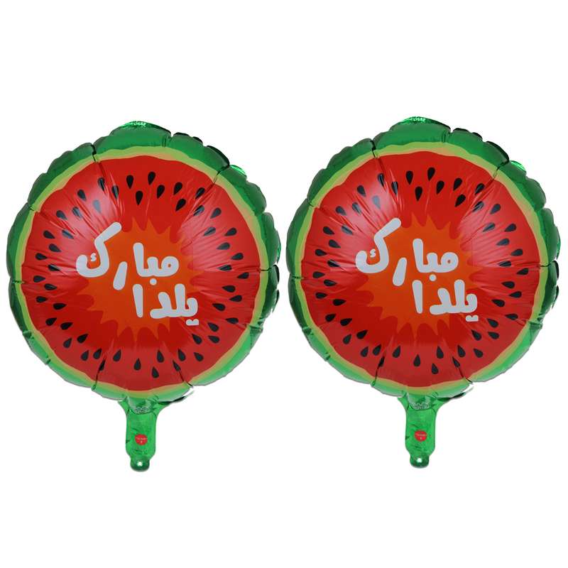 بادکنک فویلی مسترتم طرح یلدا پلاس بسته 2 عددی