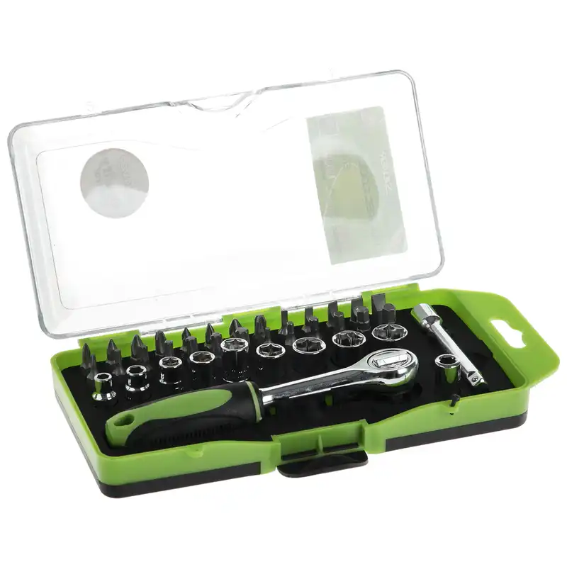 مجموعه 38 عددی آچار و سری بکس و پیچ گوشتی سیلور مدل GTH11A17