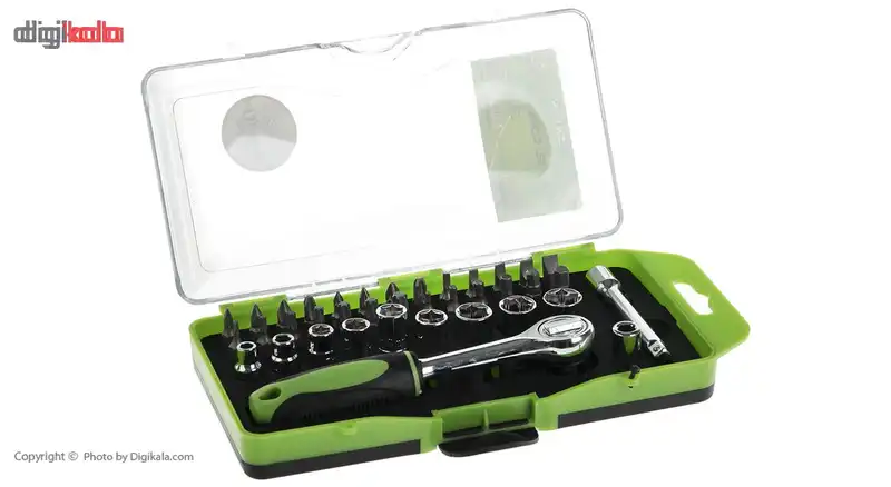 مجموعه 38 عددی آچار و سری بکس و پیچ گوشتی سیلور مدل GTH11A17
