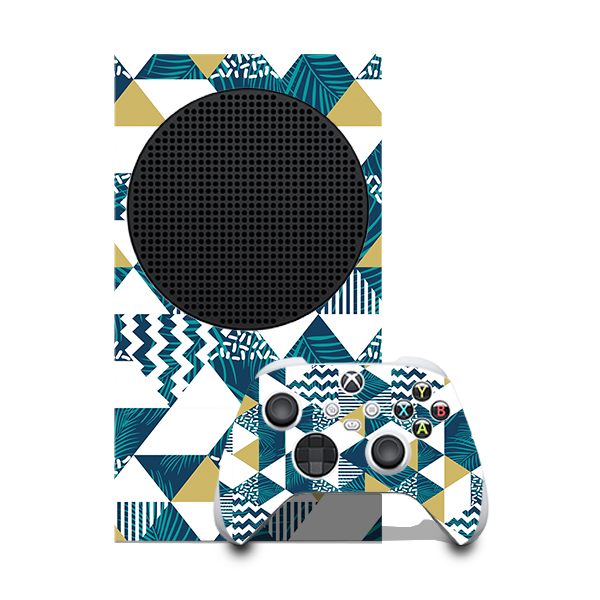 برچسب  کنسول بازی Xbox series s توییجین وموییجین مدل هندسی کد 05 مجموعه 4 عددی