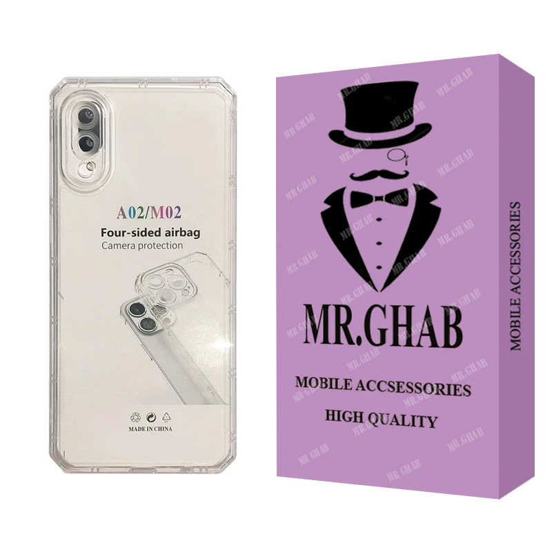 کاور مستر قاب مدل ژله ای مناسب برای گوشی موبایل سامسونگ Galaxy A02