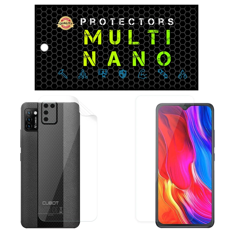 محافظ صفحه نمایش مولتی نانو مدل X-SFT مناسب برای گوشی موبایل کوبوت Note 7 به همراه محافظ پشت