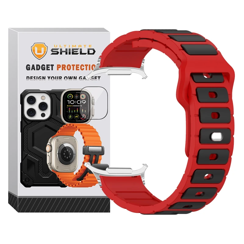 بند آلتیمیت شیلد مدل Flat SL مناسب برای ساعت هوشمند سامسونگ Galaxy Watch 7 Ultra 47mm