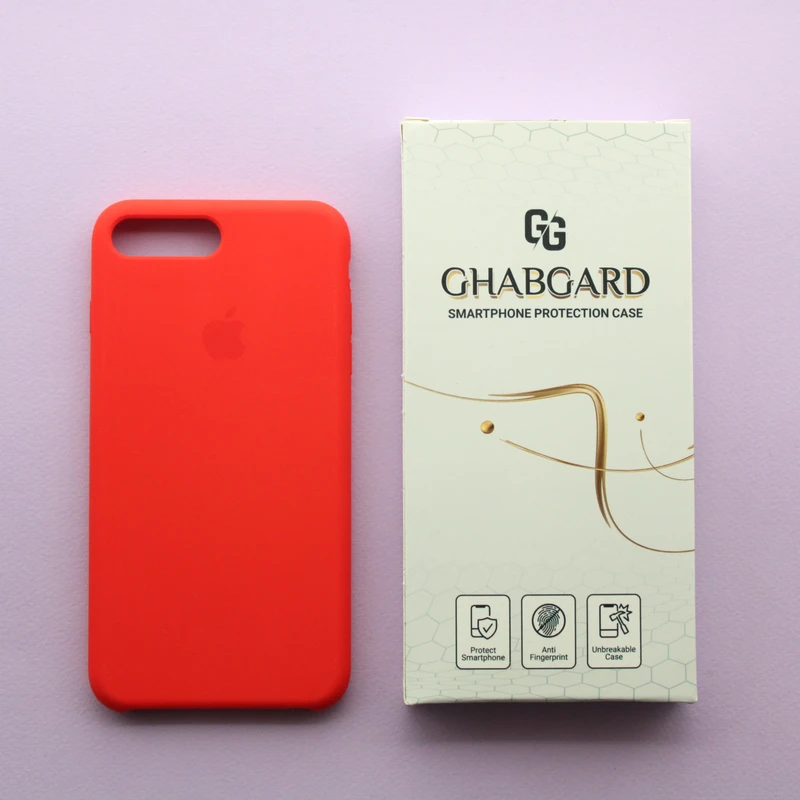 کاور قاب گارد مدل سیلیکونی ساده مناسب برای گوشی موبایل اپل iPhone 7 plus / 8 plus