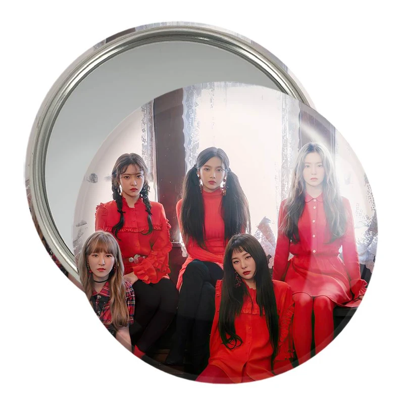 آینه جیبی خندالو مدل گروه رد ولوت Red Velvet  کد 13012