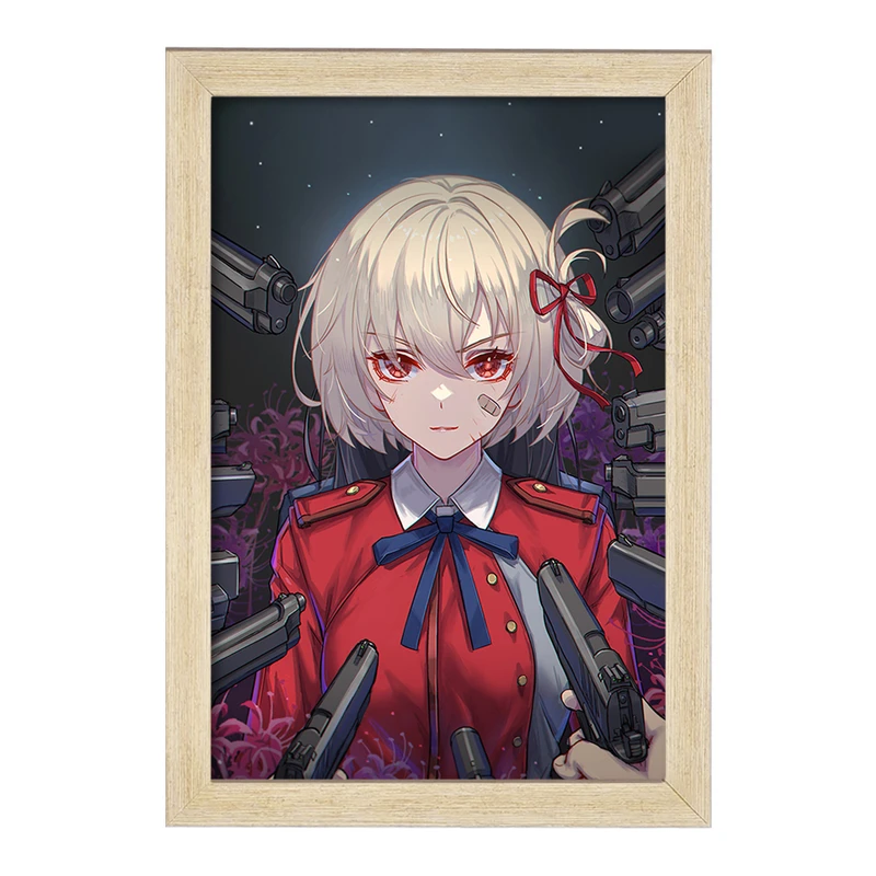 تابلو خندالو مدل چیساتو انیمه لیکوریس ریکویل Lycoris Recoil  کد 22968