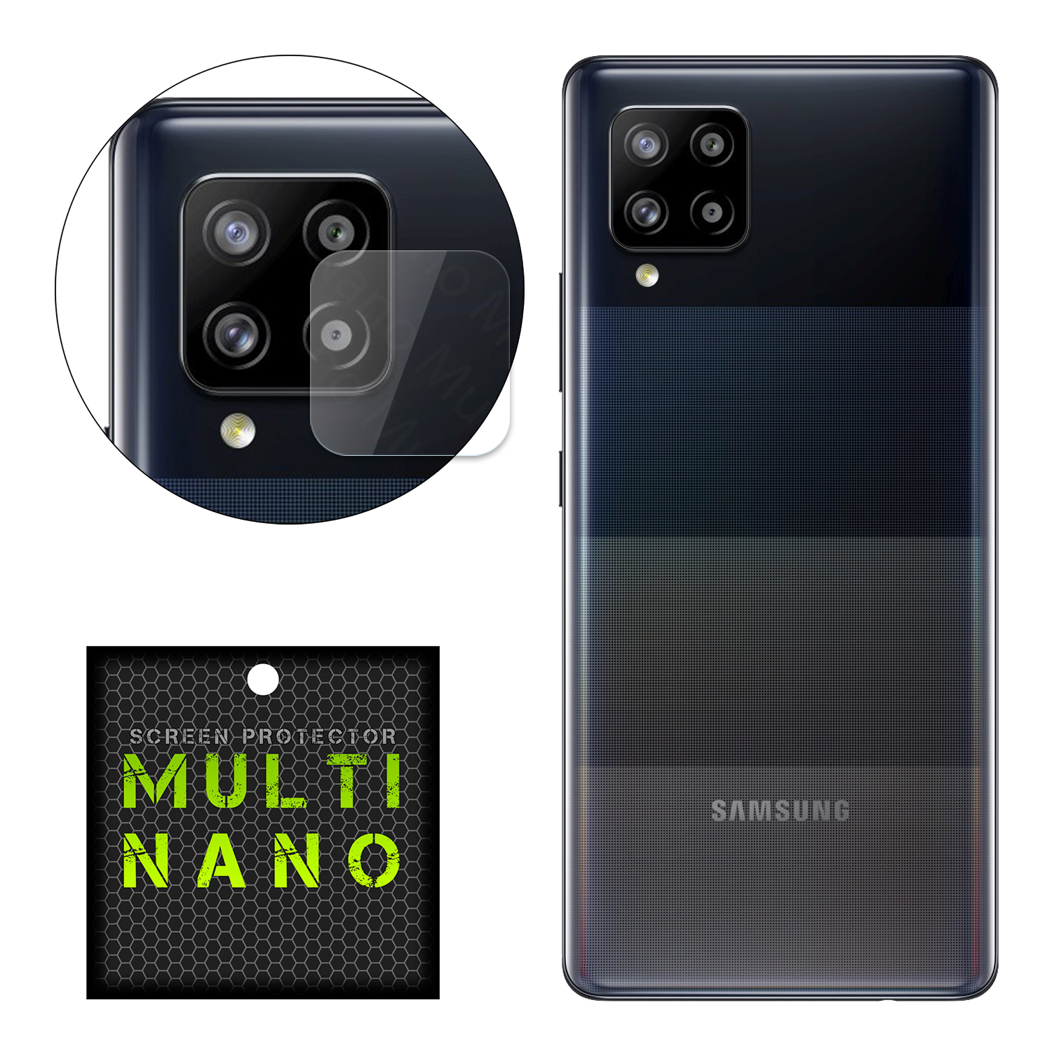 محافظ لنز دوربین مولتی نانو مدل Pro مناسب برای گوشی موبایل سامسونگ Galaxy A42