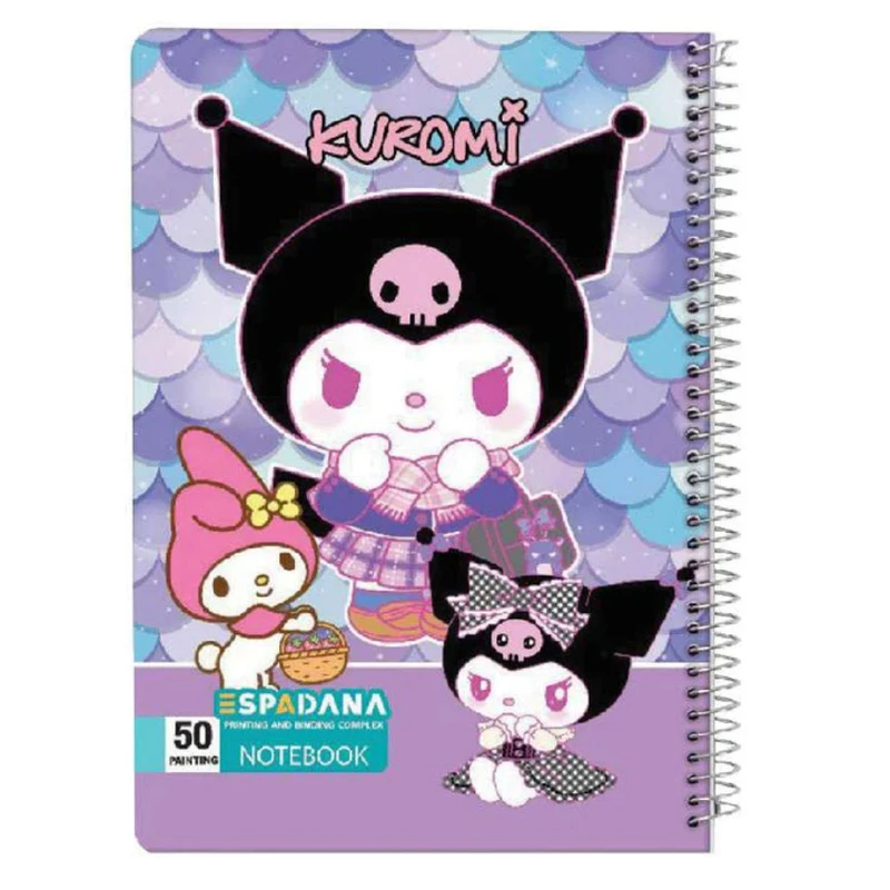 دفتر مشق 50 برگ اسپادانا مدل کرومی کد 5003