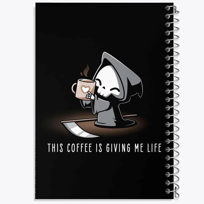 دفتر نقاشی 50 برگ خندالو مدل قهوه Coffee کد 22002