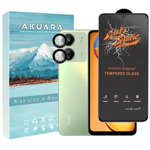 Akuara Antistatic-ring Screen Protector For Xiaomi Poco C65 with lens protector