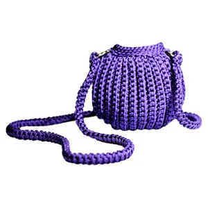 کیف بافت رودوشی مدل زنجیره ای ساده