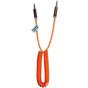 کابل AUX ریمکس مدل Sennbeyer-orange طول 1.5 متر