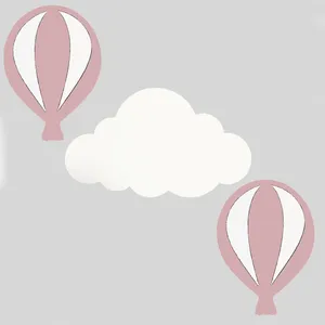 چراغ خواب اتاق کودک مدل ابر و بالن مجموعه سه عددی