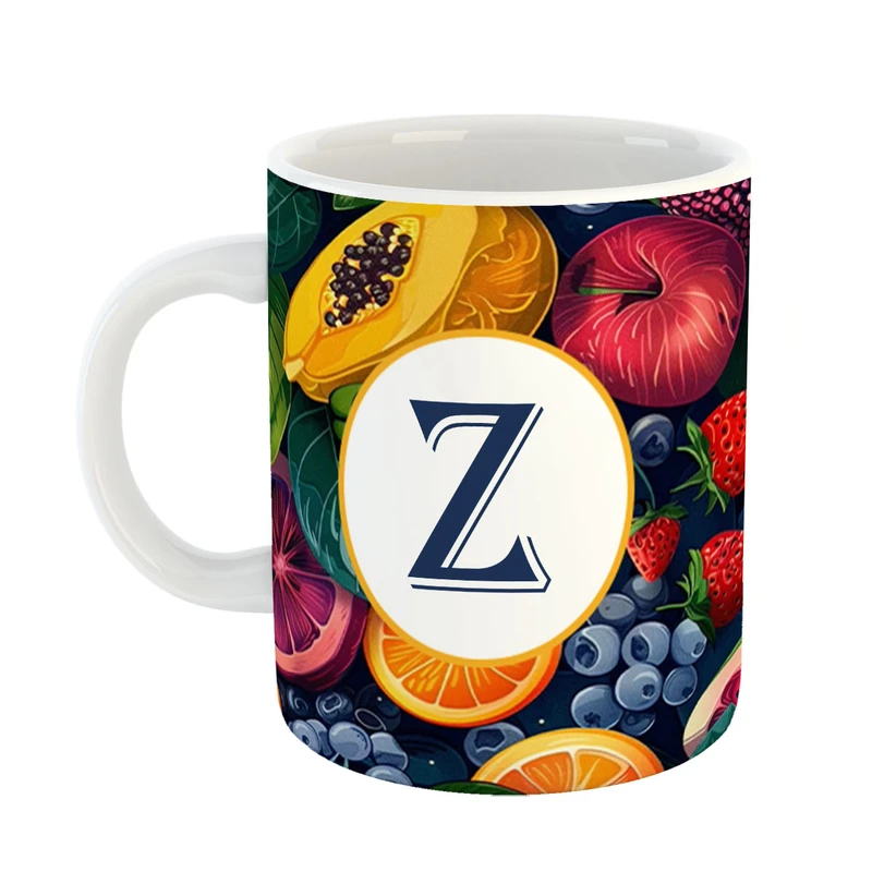 ماگ پادآفرین مدل فانتزی طرح حرف Z کد 39