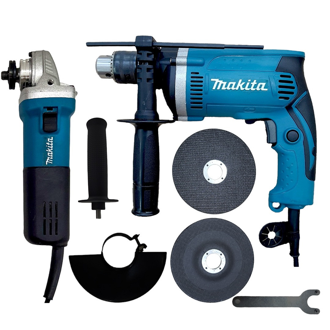 دریل چکشی ماکیتا  مدل 2in1 کد org به همراه مینی فرز